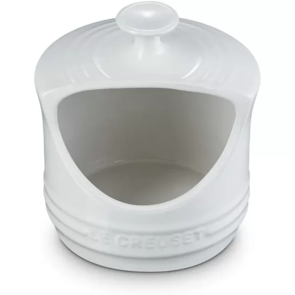 Le Creuset Stoneware Salt Crock, 10 oz., white