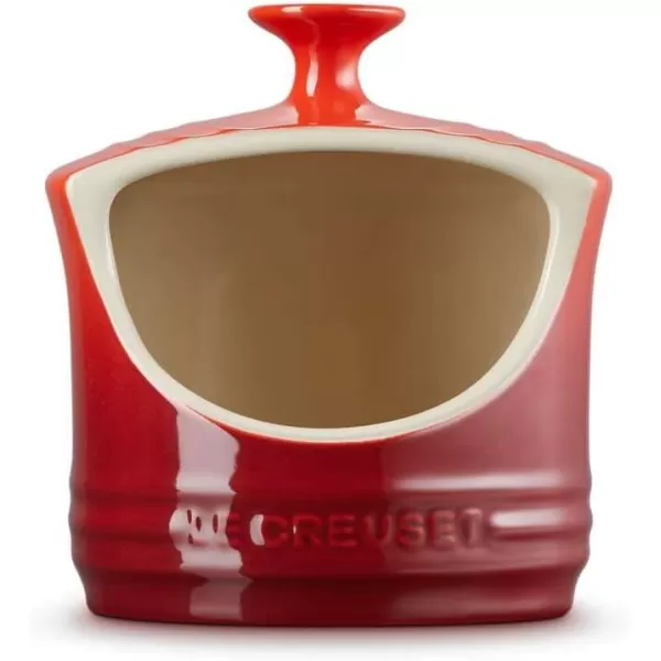 Le Creuset Stoneware Salt Crock, 10 oz., white