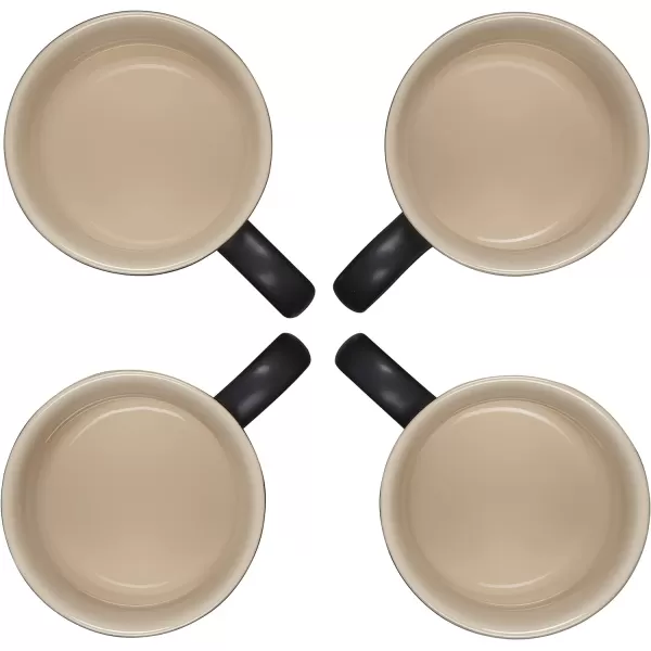 Le Creuset Stoneware Set of 4 Mugs, 14 oz. each, Artichaut