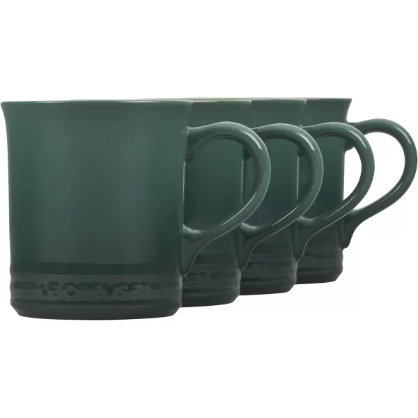 Le Creuset Stoneware Set of 4 Mugs, 14 oz. each, Artichaut