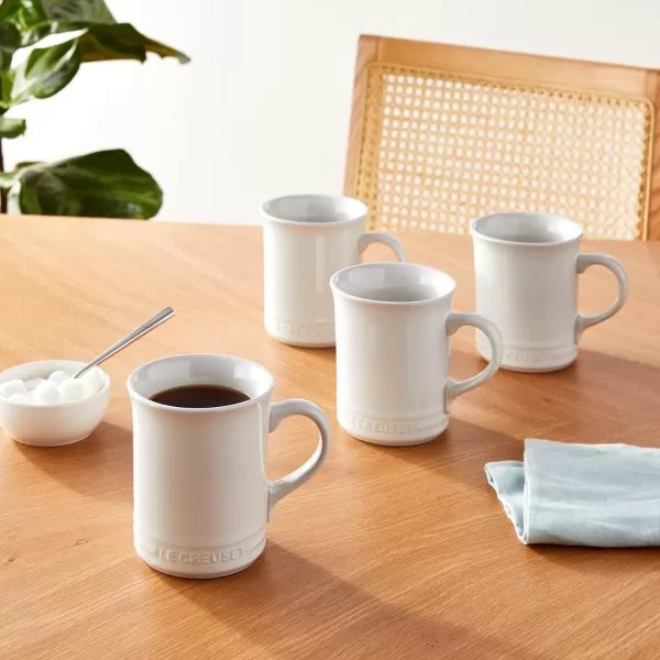 Le Creuset Stoneware Set of 4 Mugs, 14 oz. each, Artichaut