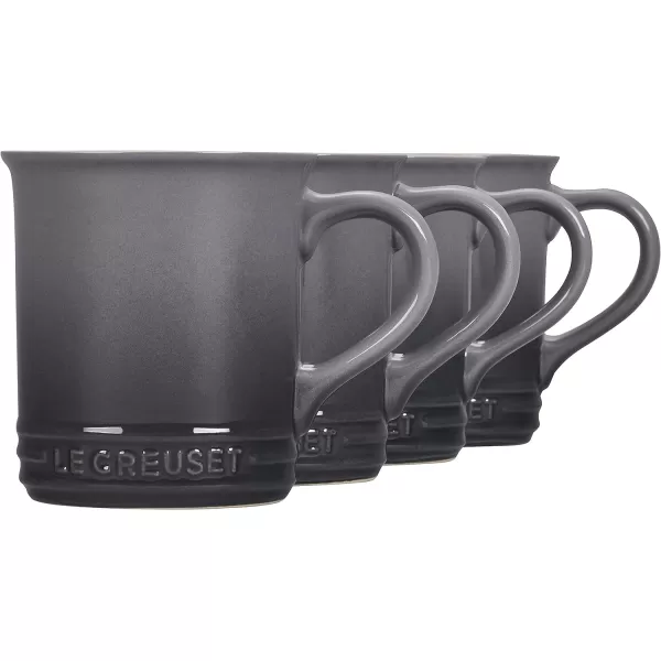 Le Creuset Stoneware Set of 4 Mugs, 14 oz. each, Artichaut