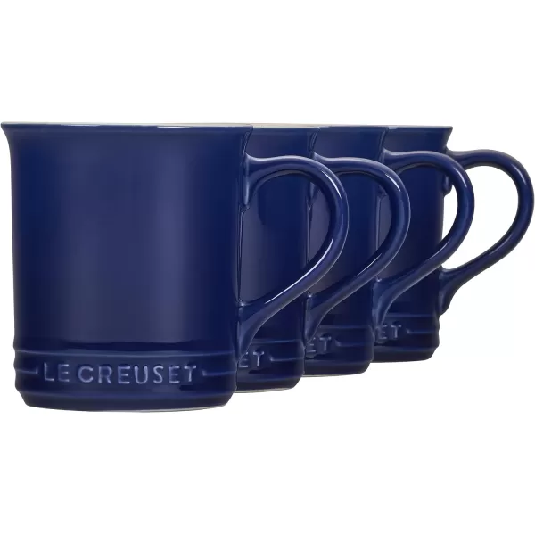 Le Creuset Stoneware Set of 4 Mugs, 14 oz. each, Artichaut