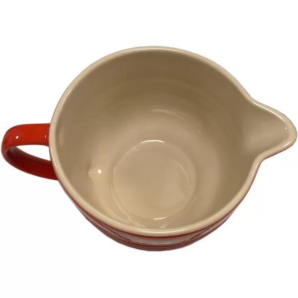 Le Creuset Stoneware Signature Batter Bowl, 3.25qt., Cerise