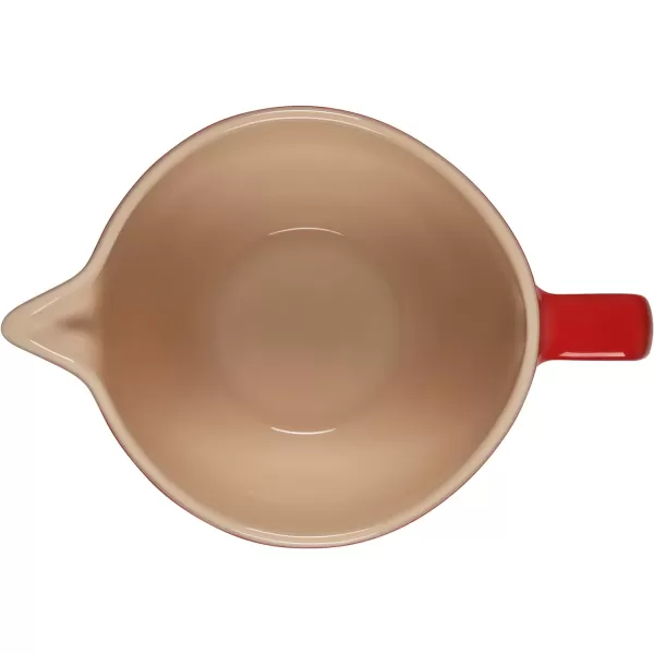 Le Creuset Stoneware Signature Batter Bowl, 3.25qt., Cerise