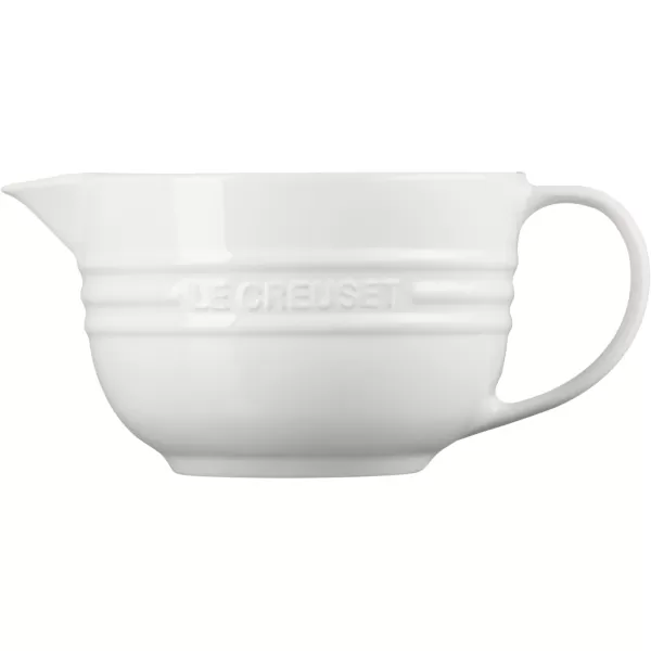 Le Creuset Stoneware Signature Batter Bowl, 3.25qt., Cerise