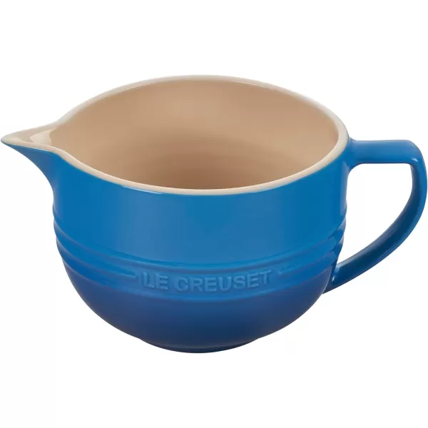 Le Creuset Stoneware Signature Batter Bowl, 3.25qt., Cerise