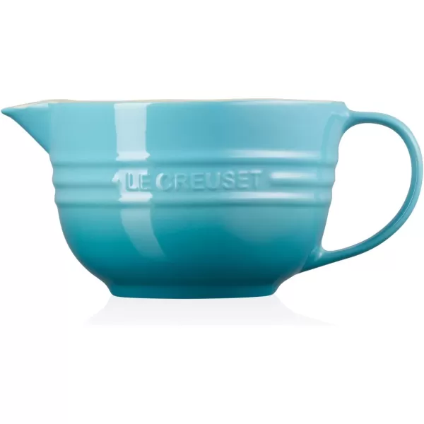 Le Creuset Stoneware Signature Batter Bowl, 3.25qt., Cerise