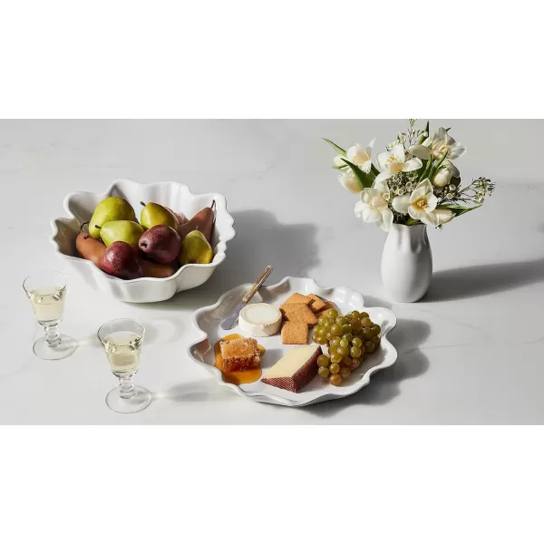 Le Creuset Stoneware Small Flower Petal Vase, 6.5"H x 3.5"D, Artichaut