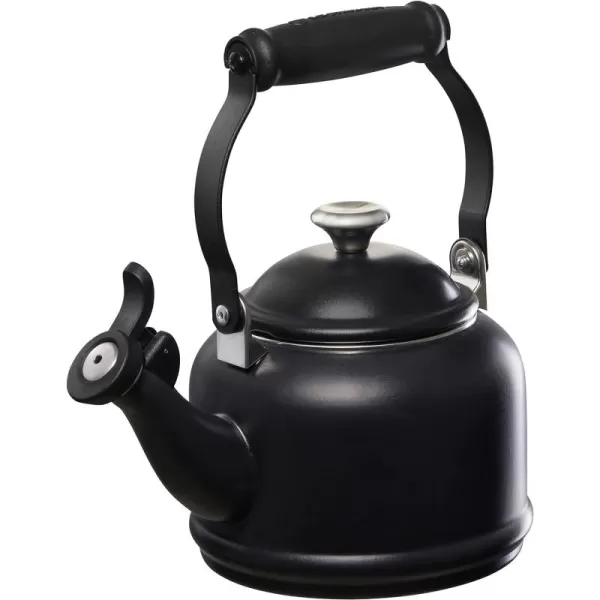Le Creuset Enamel On Steel Demi Tea Kettle with Metal Finishes, 1.25 qt, Artichaut