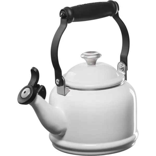 Le Creuset Enamel On Steel Demi Tea Kettle with Metal Finishes, 1.25 qt, Artichaut