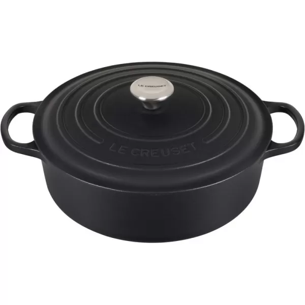 Le Creuset Enameled Cast Iron Signature Round Wide Dutch Oven, 6.75 qt., Rhone