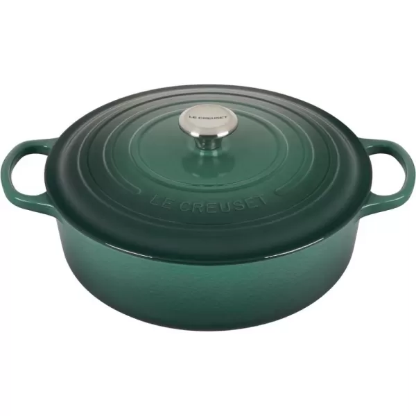 Le Creuset Enameled Cast Iron Signature Round Wide Dutch Oven, 6.75 qt., Rhone