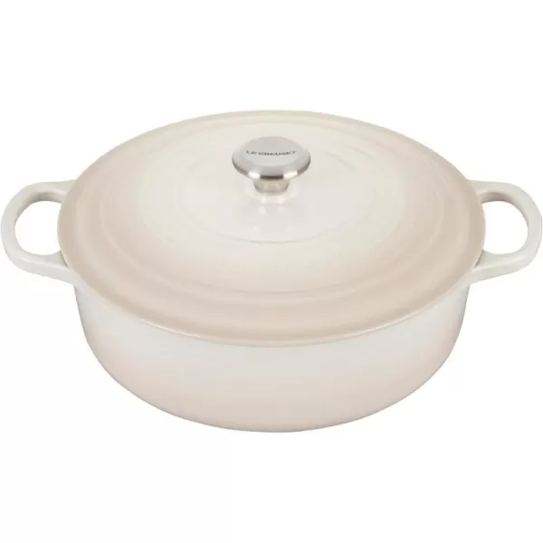Le Creuset Enameled Cast Iron Signature Round Wide Dutch Oven, 6.75 qt., Rhone
