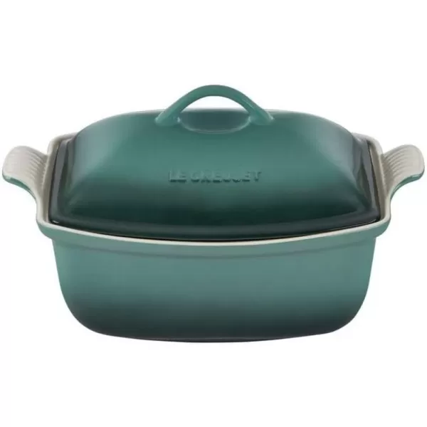 Le Creuset Heritage Stoneware Deep Baker with Lid, 4.5 qt., Cerise