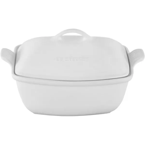 Le Creuset Heritage Stoneware Deep Baker with Lid, 4.5 qt., Cerise