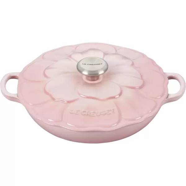 Le Creuset Signature Enameled Cast Iron Petal Braiser, 2.25qt., Shallot