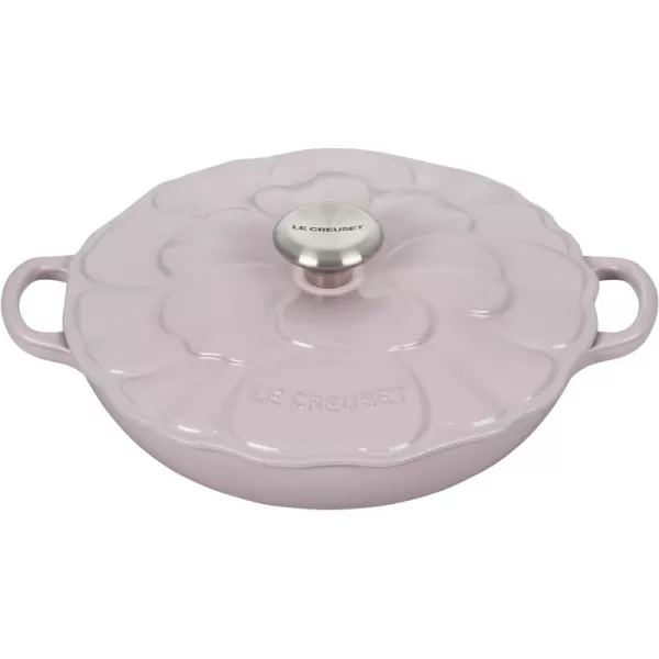 Le Creuset Signature Enameled Cast Iron Petal Braiser, 2.25qt., Shallot