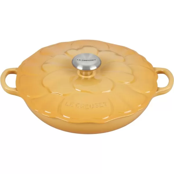 Le Creuset Signature Enameled Cast Iron Petal Braiser, 2.25qt., Shallot