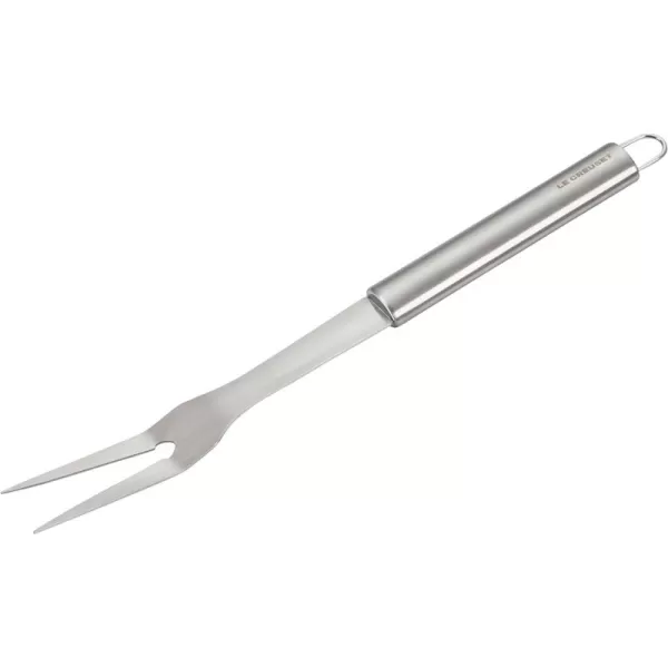 Le Creuset Stainless Steel Outdoor Two-Pronged Fork, 17.5"