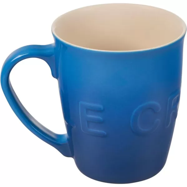 Le Creuset Stoneware 20 oz Extra-Large Logo Coffee Mug, Sea Salt