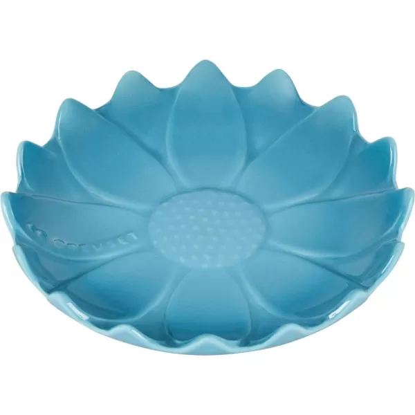 Le Creuset Stoneware Flower Figural Spoon Rest, White