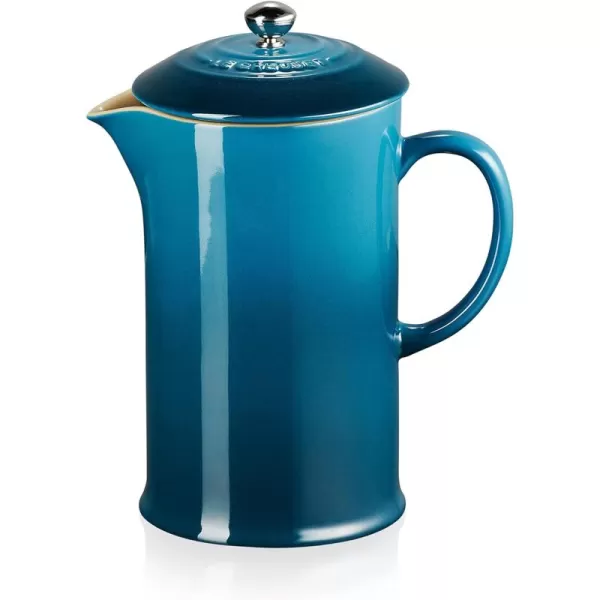 Le Creuset Stoneware French Press, 34 oz., Shallot