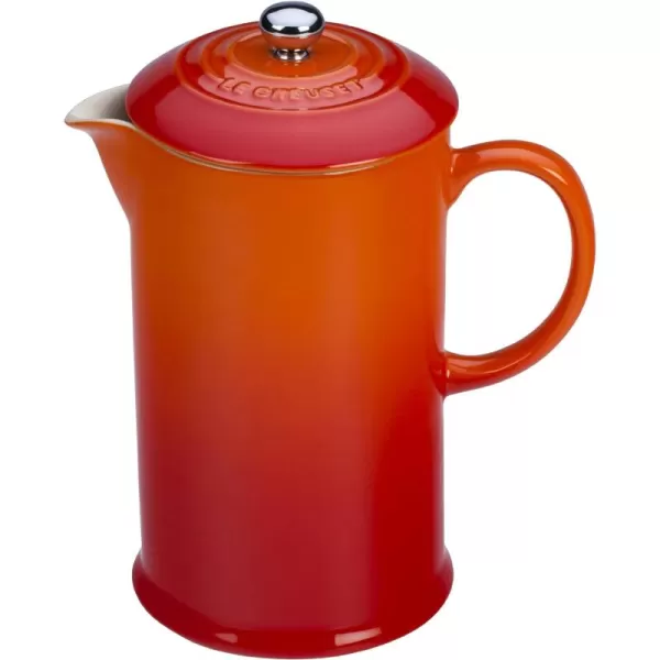 Le Creuset Stoneware French Press, 34 oz., Shallot