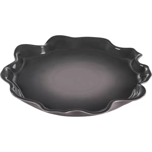 Le Creuset Stoneware Iris Collection Serving Platter, 14", White