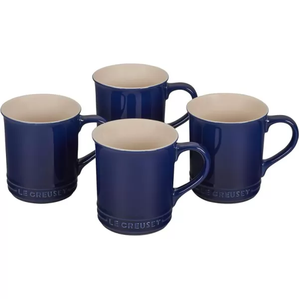 Le Creuset Stoneware Set of 4 Mugs, 14 oz. each, Artichaut
