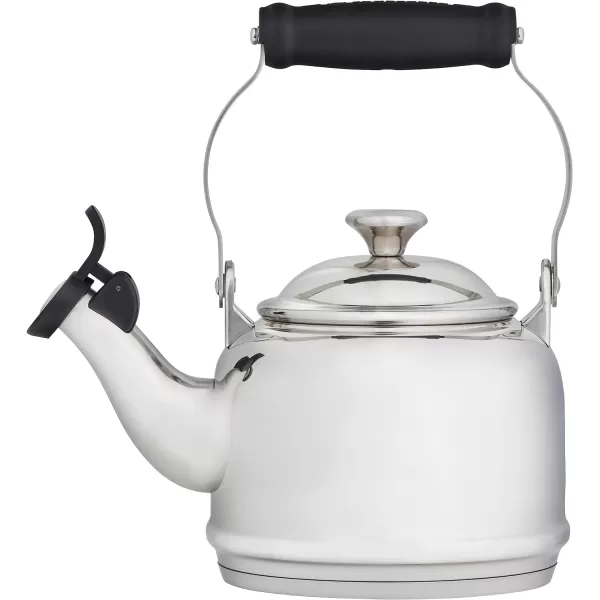 Le Creuset Demi Tea Kettle with Metal Finishes, 1.25 qt., Stainless Steel