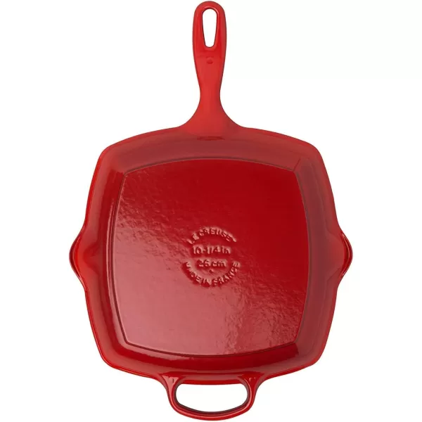 Le Creuset Enamaled Cast Iron Square Grill, 9.5", Marseille