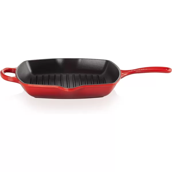 Le Creuset Enamaled Cast Iron Square Grill, 9.5", Marseille