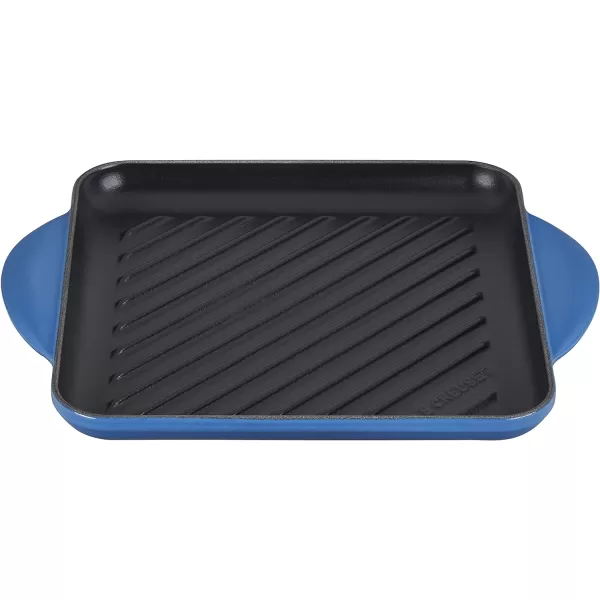 Le Creuset Enamaled Cast Iron Square Grill, 9.5", Marseille