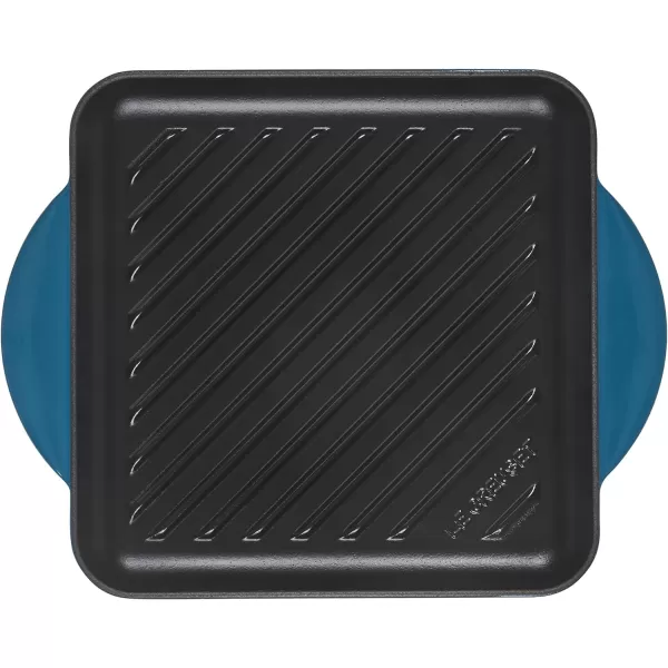 Le Creuset Enamaled Cast Iron Square Grill, 9.5", Marseille
