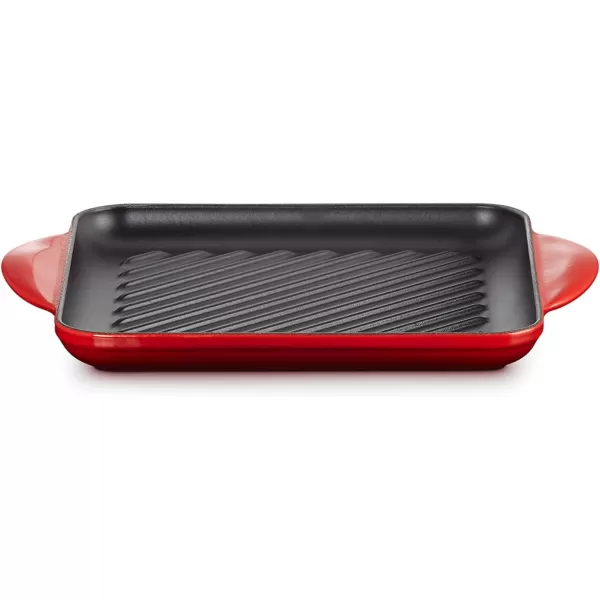 Le Creuset Enamaled Cast Iron Square Grill, 9.5", Marseille