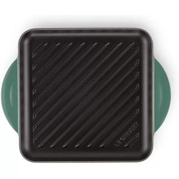 Le Creuset Enamaled Cast Iron Square Grill, 9.5", Marseille