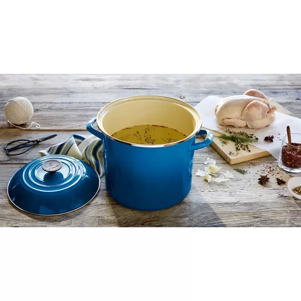 Le Creuset Enamel On Steel Stockpot, 16 qt., Cerise