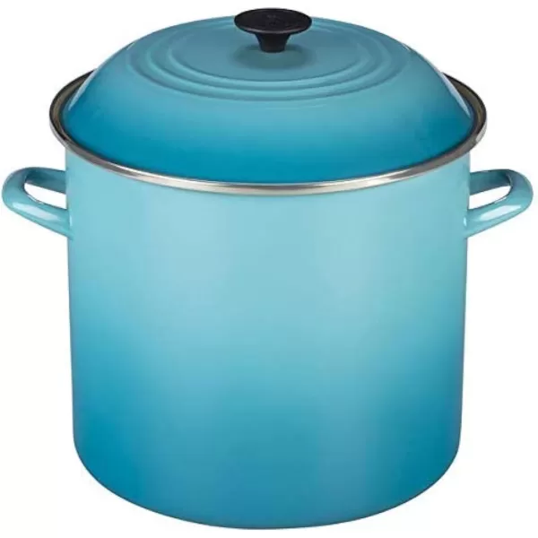 Le Creuset Enamel On Steel Stockpot, 16 qt., Cerise