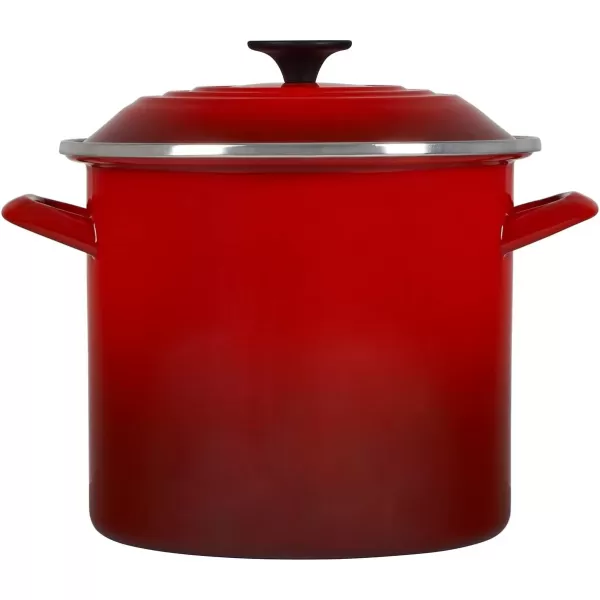 Le Creuset Enamel On Steel Stockpot, 16 qt., Cerise