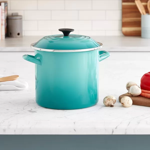 Le Creuset Enamel On Steel Stockpot, 16 qt., Cerise
