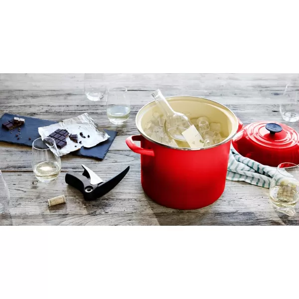 Le Creuset Enamel On Steel Stockpot, 16 qt., Cerise