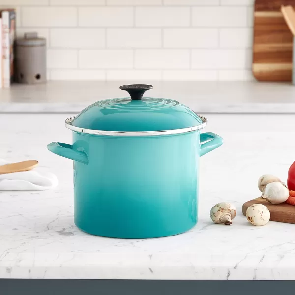 Le Creuset Enamel On Steel Stockpot, 16 qt., Cerise