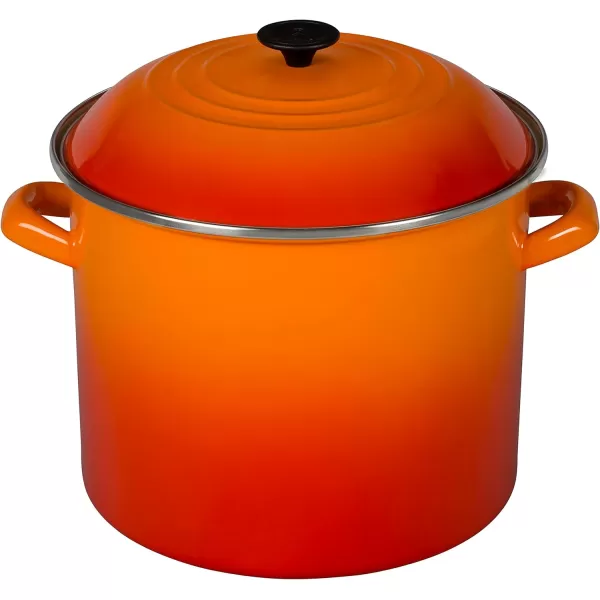 Le Creuset Enamel On Steel Stockpot, 16 qt., Cerise
