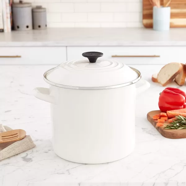 Le Creuset Enamel On Steel Stockpot, 16 qt., Cerise