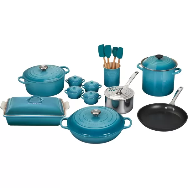 Le Creuset Enamel On Steel Stockpot, 16 qt., Cerise