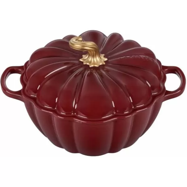 Le Creuset Enameled Cast Iron Figural Pumpkin Cocotte, 4 qt., Sea Salt