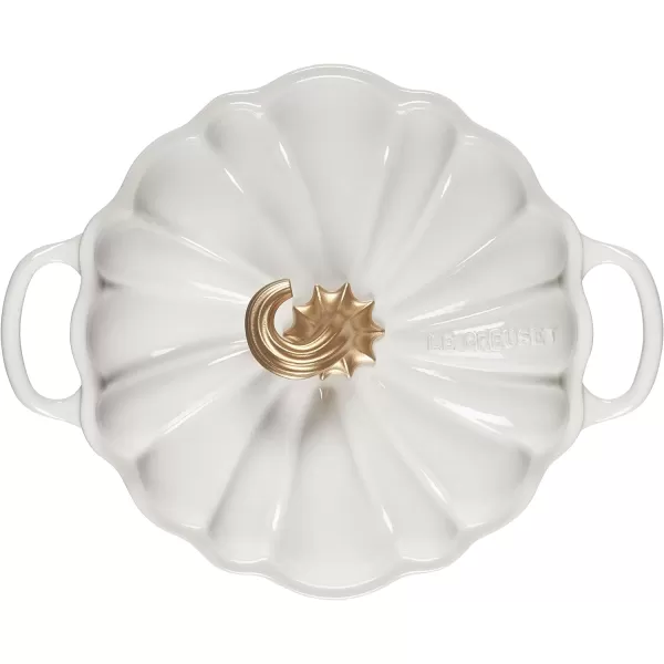 Le Creuset Enameled Cast Iron Figural Pumpkin Cocotte, 4 qt., Sea Salt