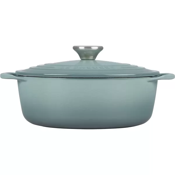 Le Creuset Enameled Cast Iron Shallow Round Oven, 2.75 Qt., Flame
