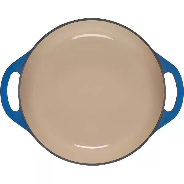 Le Creuset Enameled Cast Iron Shallow Round Oven, 2.75 Qt., Flame